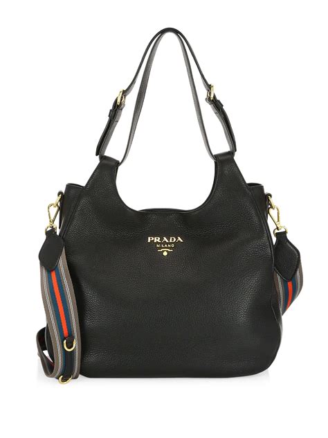 prada black patent leather handbag|Prada black leather handbag sale.